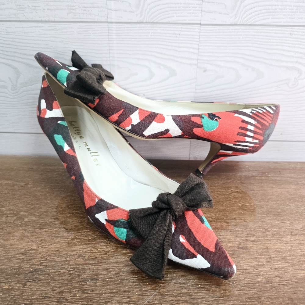 Bettye Muller Heels‎ with Bow - Picture 10 of 10